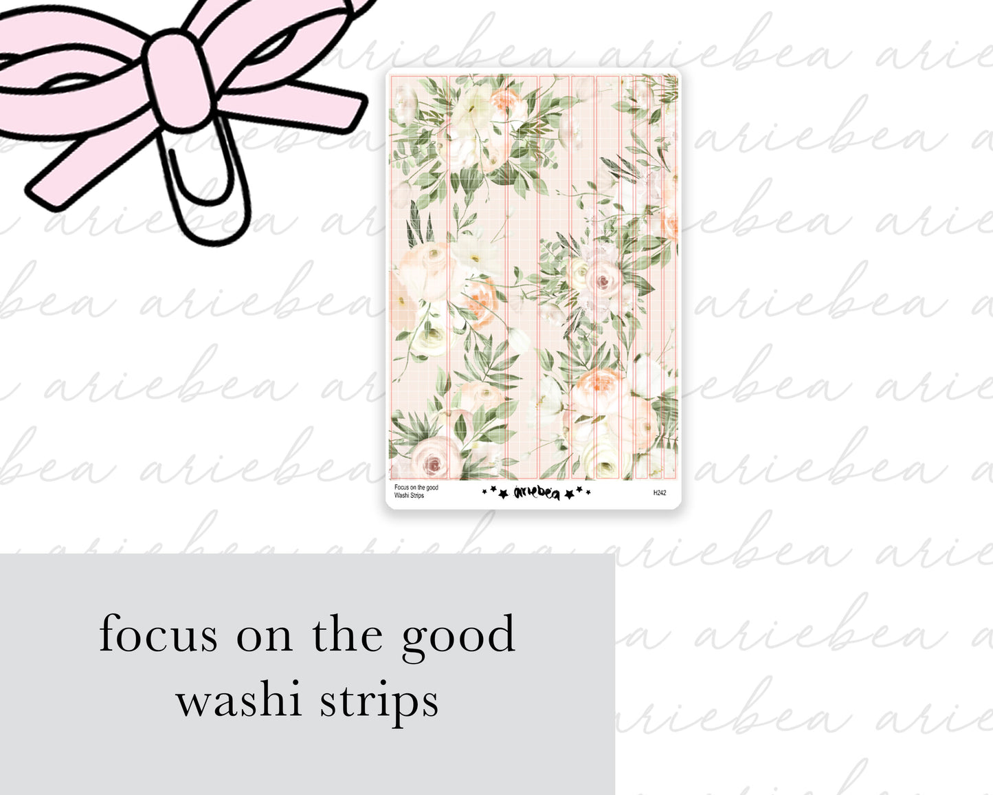 Focus On The Good Washi Strips