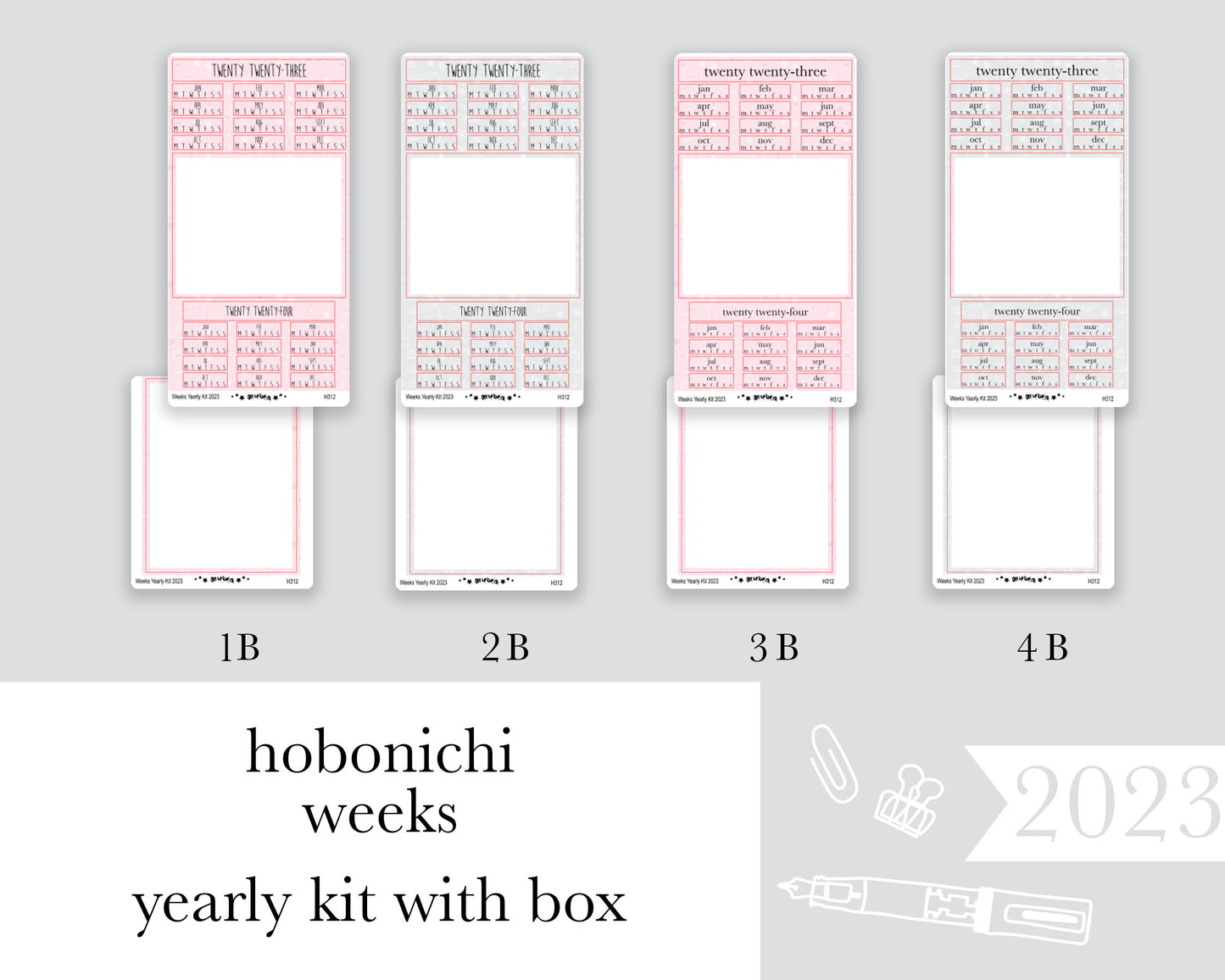 Yearly Kit |Hobonichi Weeks| 2023
