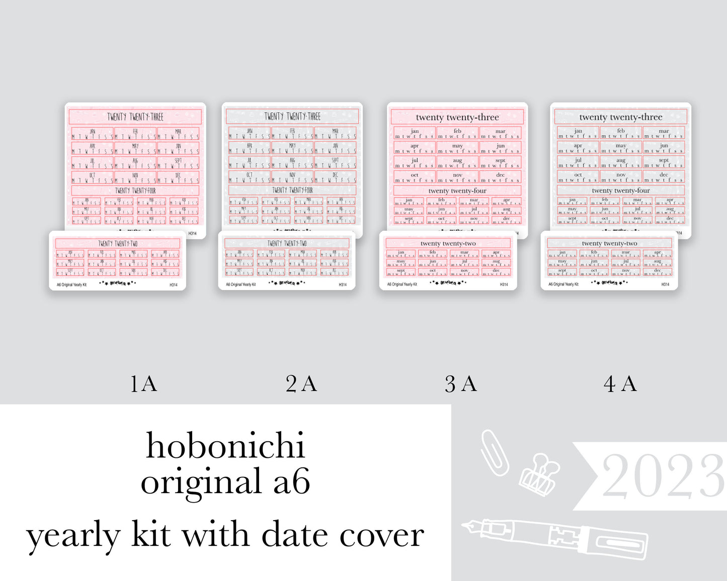 Yearly Kit |Hobonichi A6| 2023