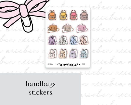 Handbag Planner Stickers