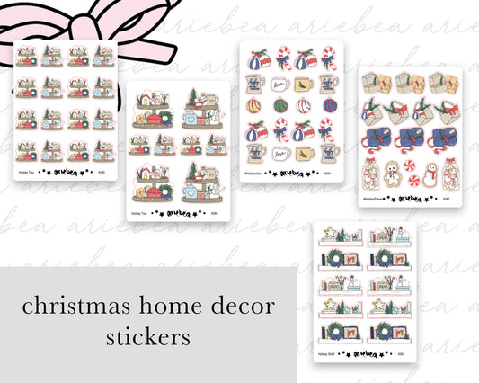Christmas Home Decor Presents Planner Stickers