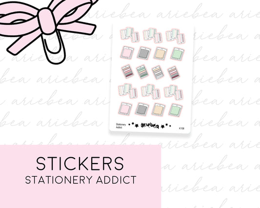 Stationery Addict Page Flag Sticky Notes Planner Stickers