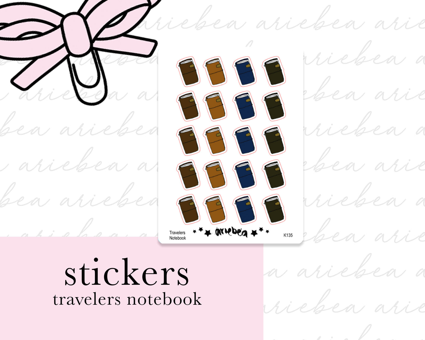 Travelers Notebook Planner Stickers
