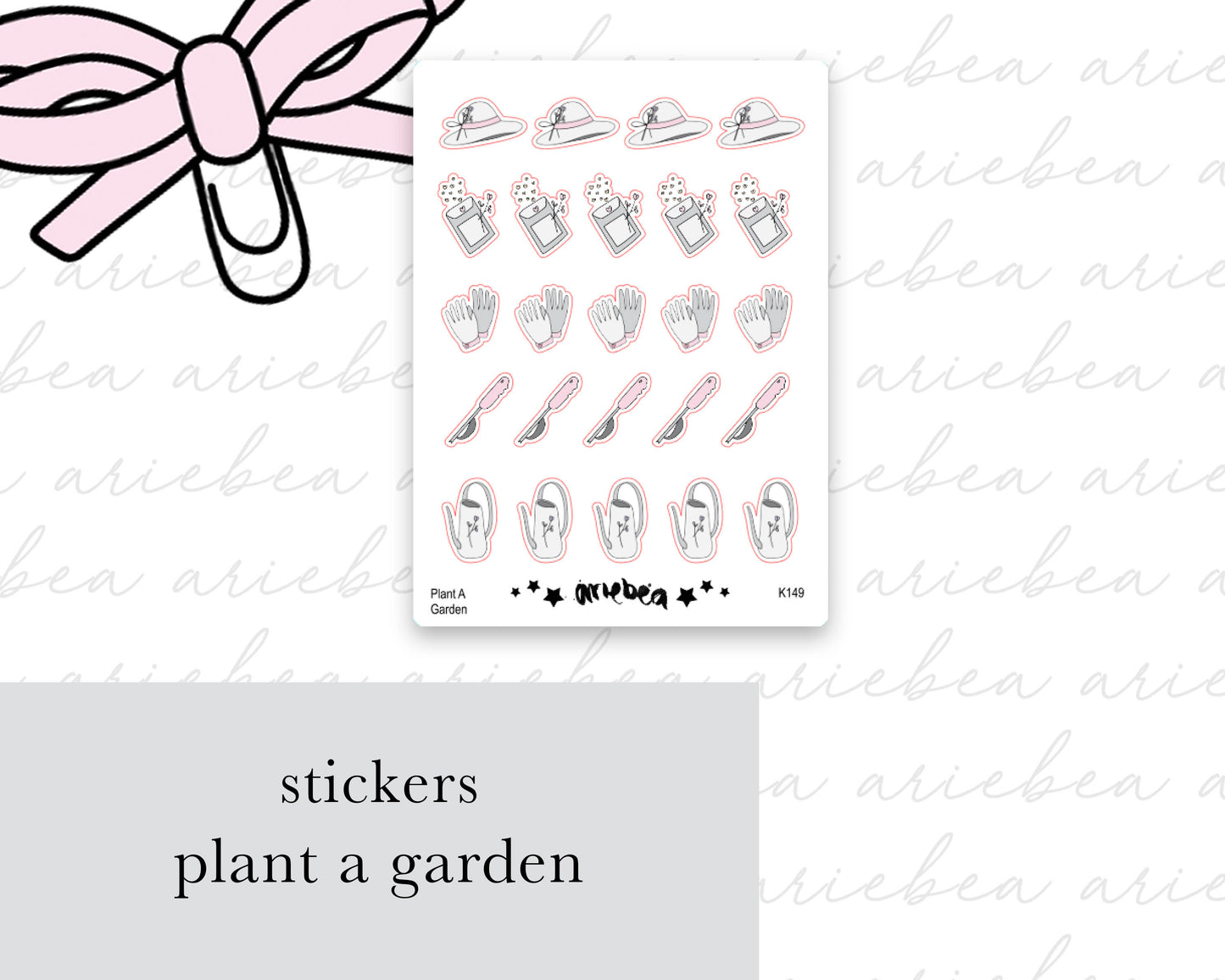 Plant A Garden Stickers