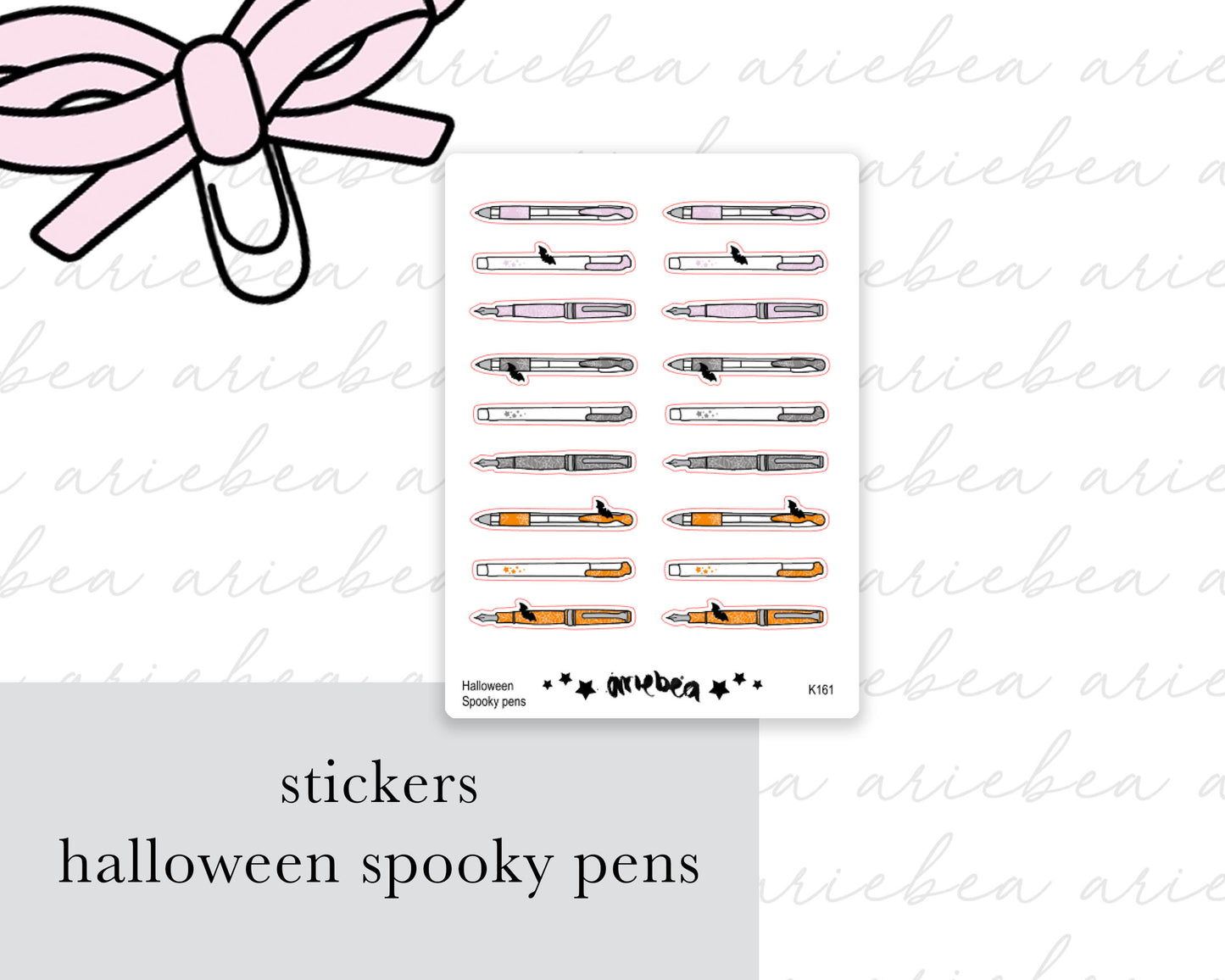 Halloween Pen Deco Stickers