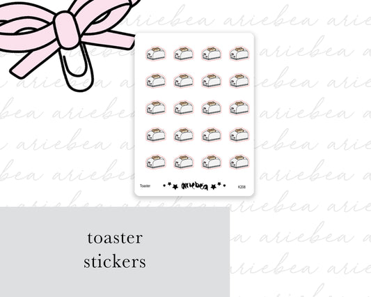 Toaster Planner Stickers