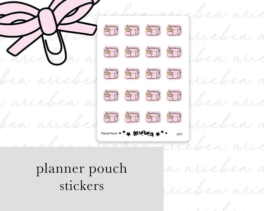 Planner Pouch Planner Stickers