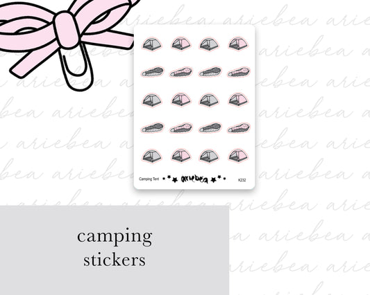 Camping Planner Stickers