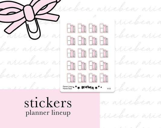 Planner Stack Lineup Planner Stickers