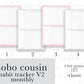 Monthly Habit Tracker Version 2 Cousin A5 Full Page Planner Stickers