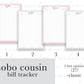 Bill Tracker Cousin A5 Full Page Planner Stickers