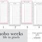 Life In Pixels Weeks Full Page Planner Stickers