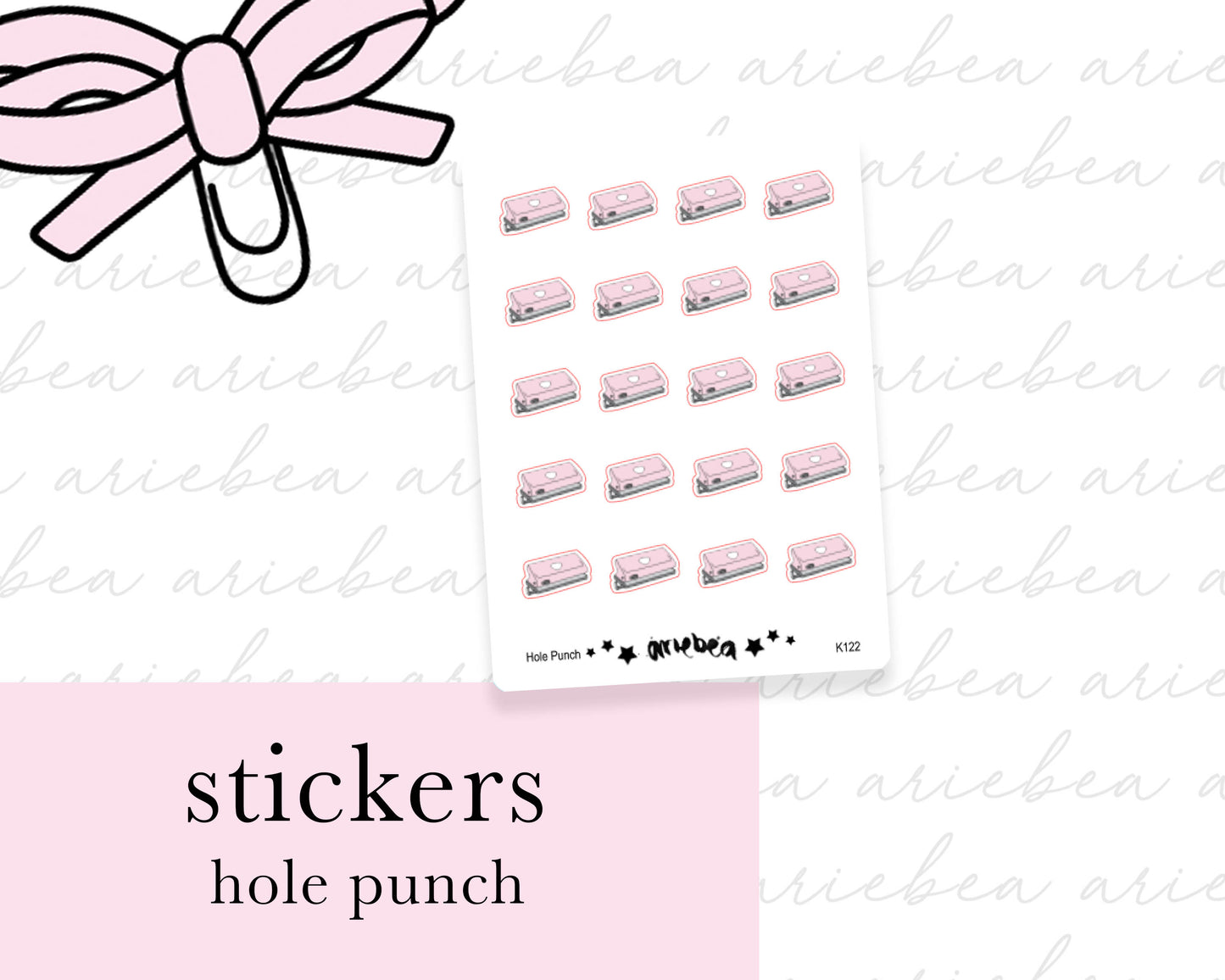 Hole Punch Planner Stickers